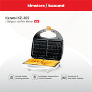 kazumi kz 305 belgian waffle maker white
