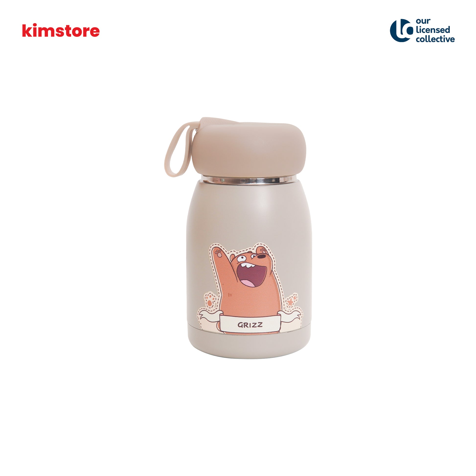 we bare bears 320ml double wall tumbler 2nd collection grizz