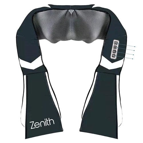 zenith multifunctional shoulder and neck massager cozy black