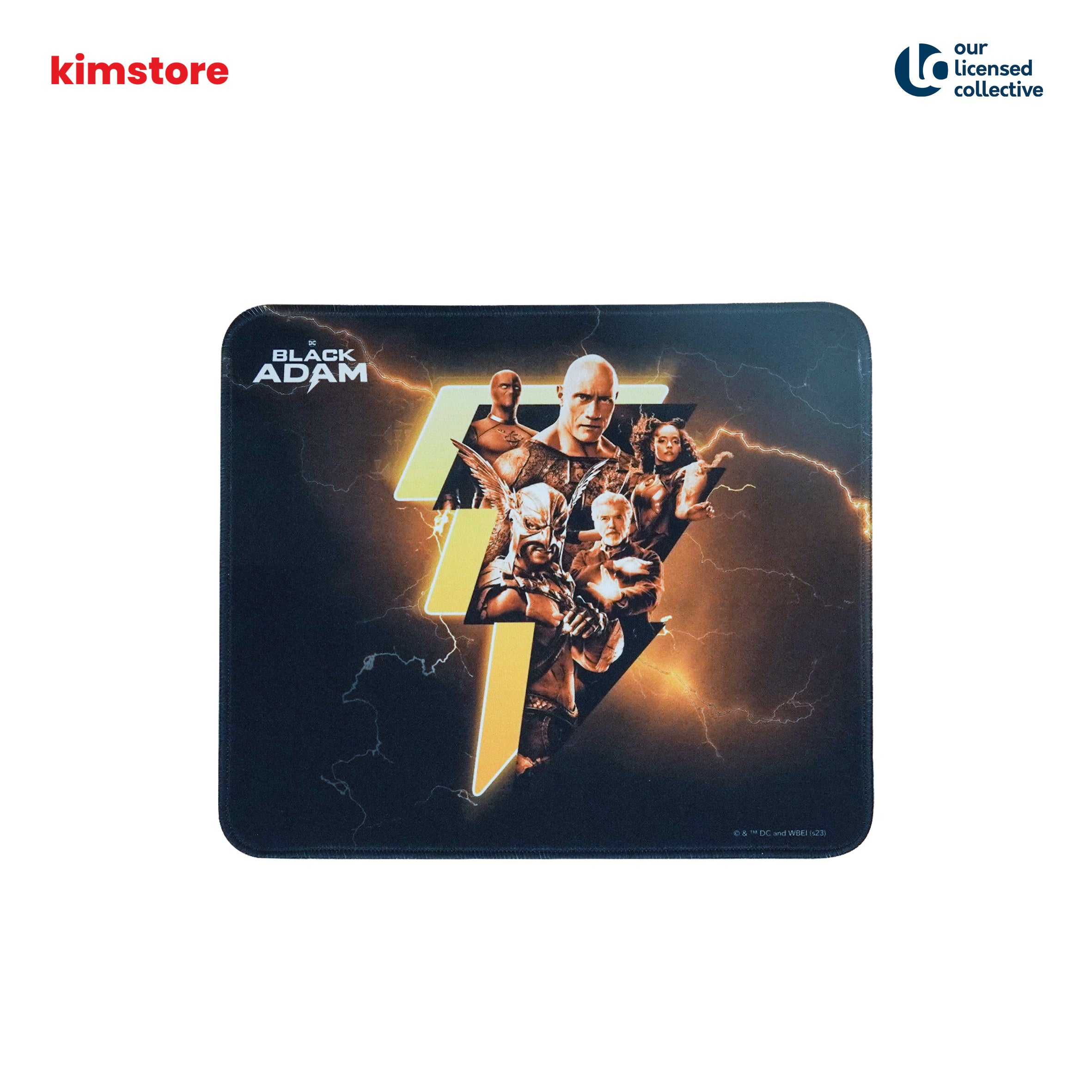 the ergonomist black adam regular mouse mat 1st collection black