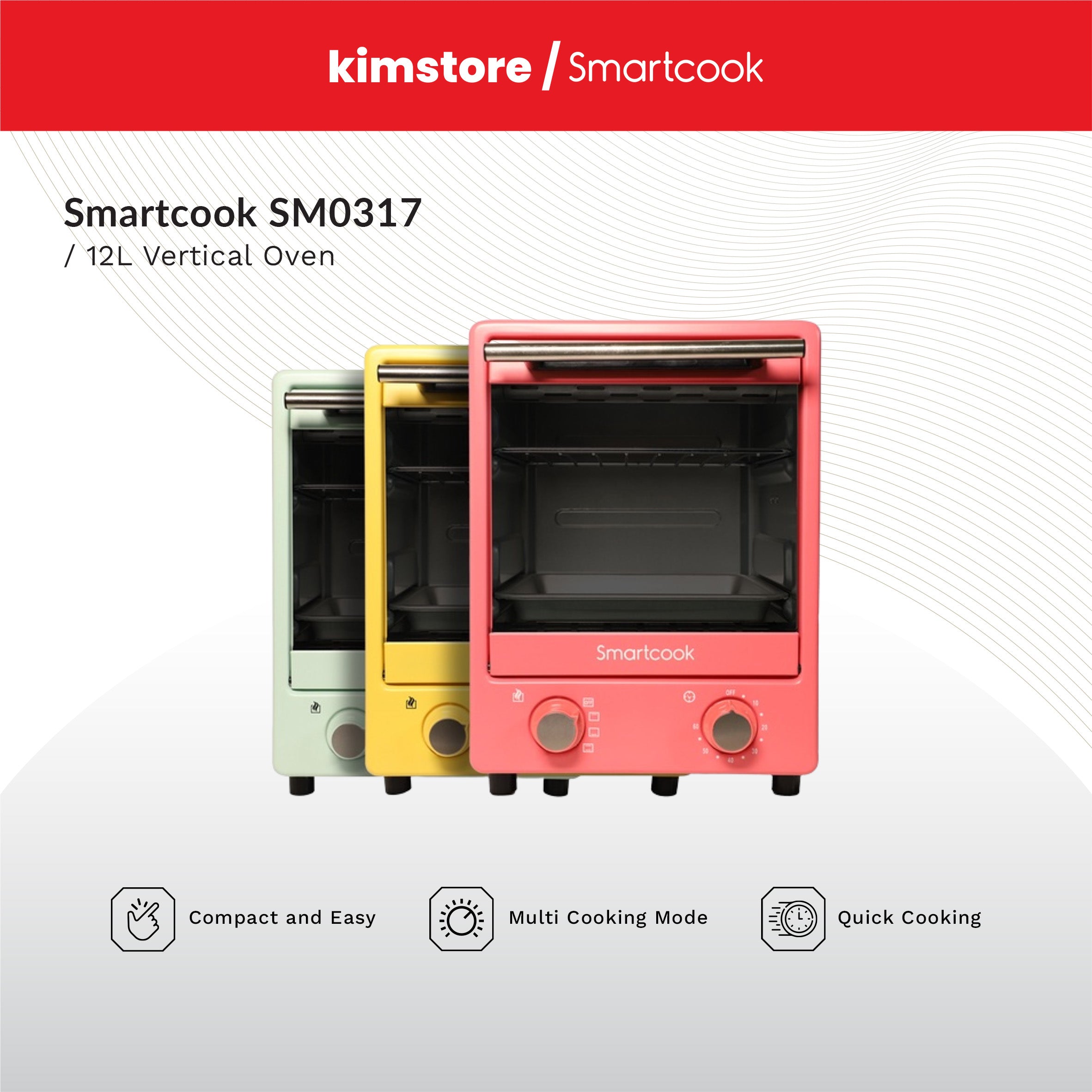 Smartcook SM0317 12L Vertical Oven