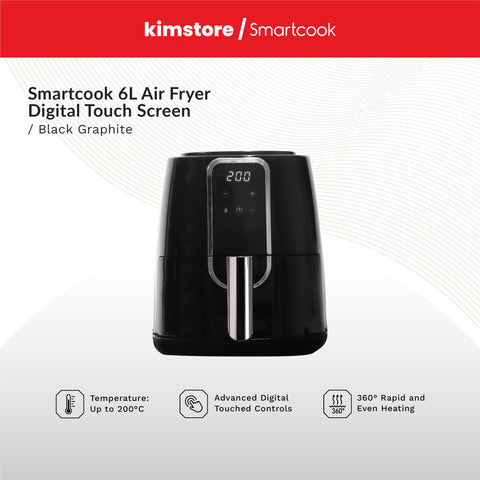 SMARTCOOK 6L Air Fryer Digital Touch Screen SM2712