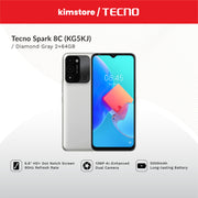 tecno spark 8c kg5j 2gb64gb diamond gray