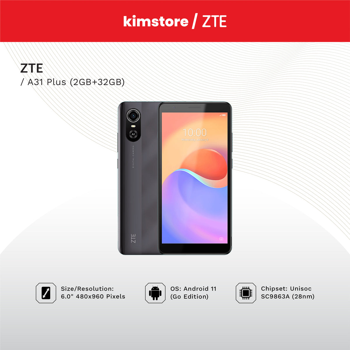 ZTE A31 Plus