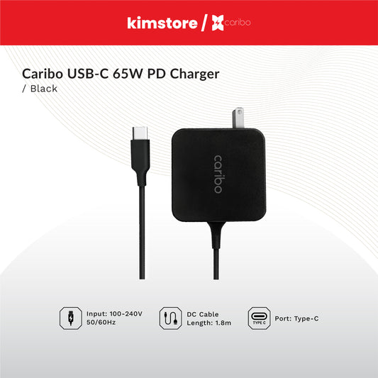 CARIBO USB-C 65W PD Charger