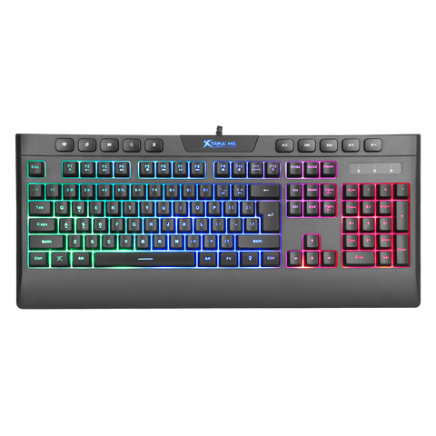 XTrike Me Rainbow Membrane Gaming Keyboard KB-508
