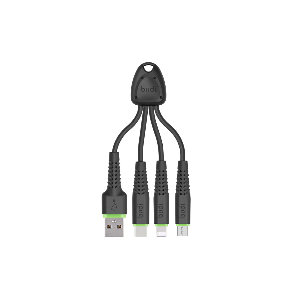 BUDI 150K USB to 3in1 Charging Cable