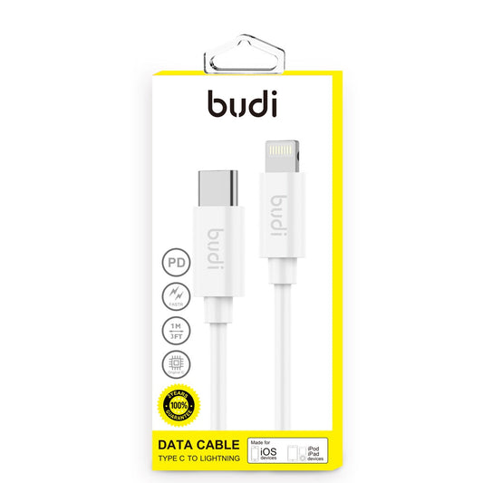 BUDI 195 USB-C to Lightning PD Cable