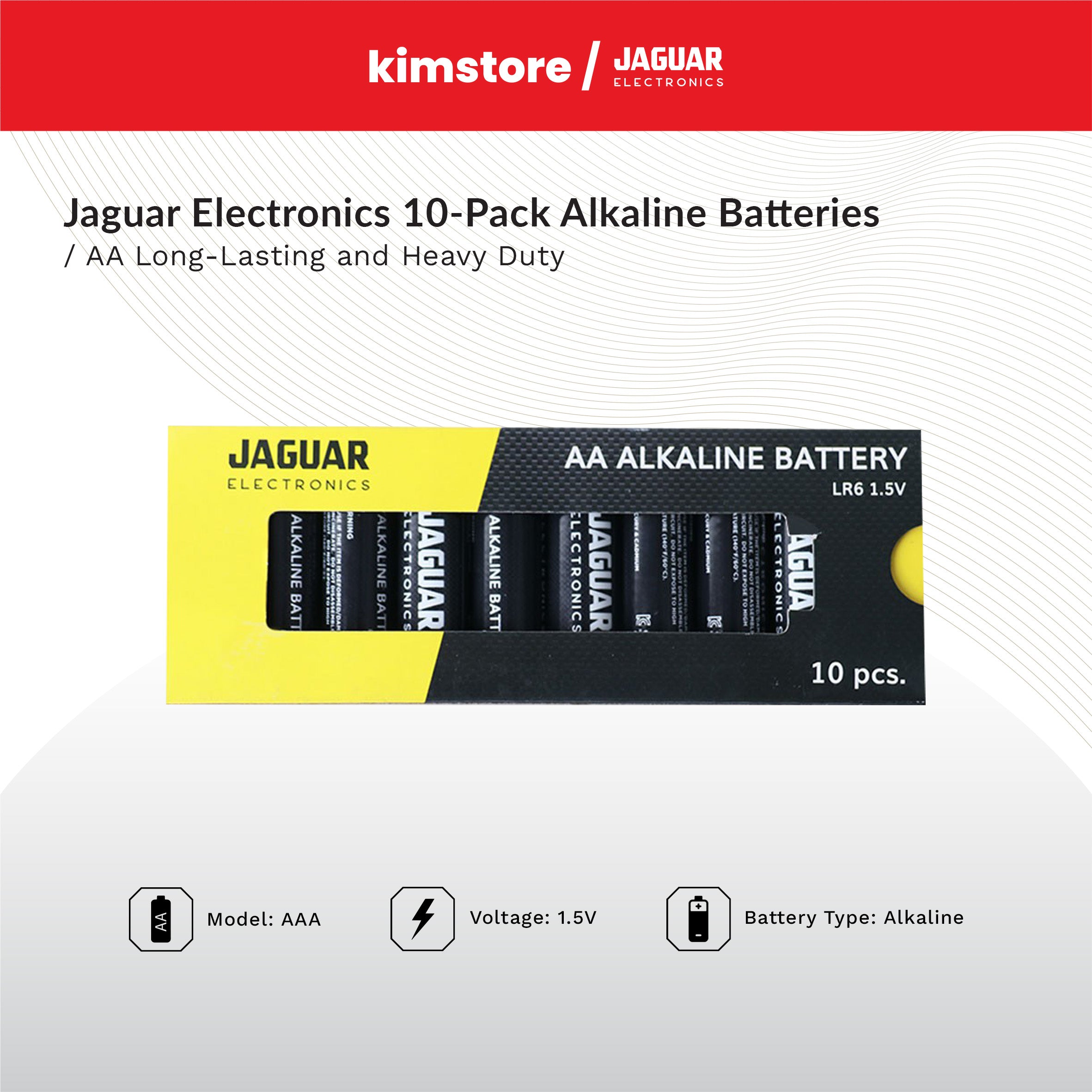 JAGUAR Electronics 10-Pack Alkaline Batteries