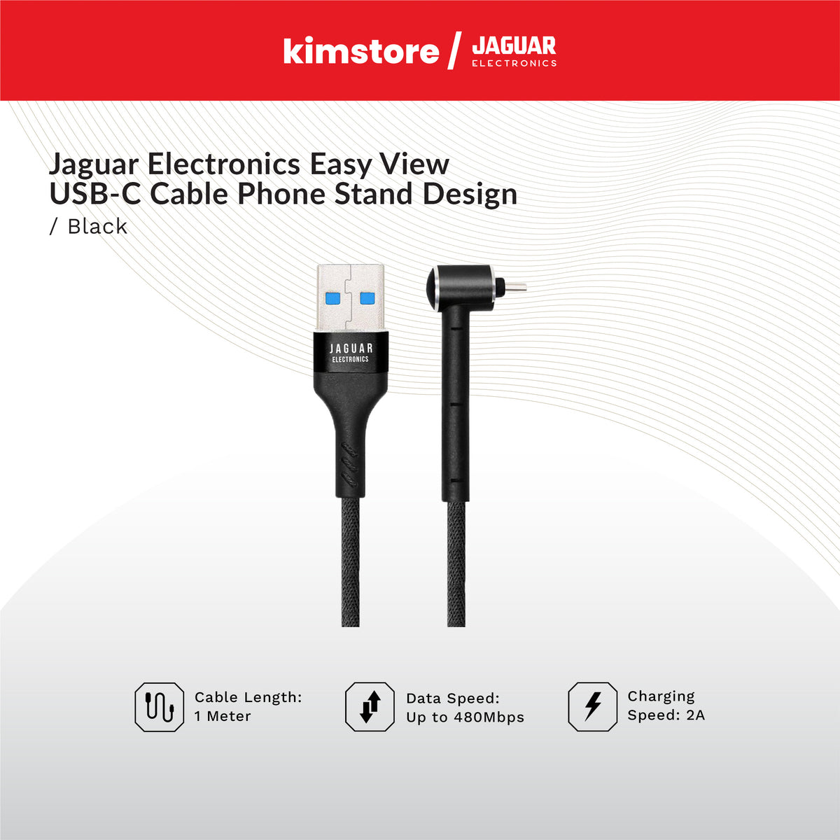 JAGUAR Easy View USB-C Cable