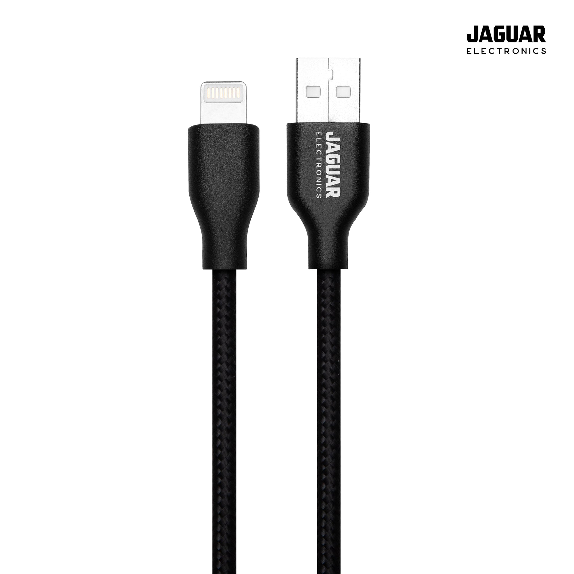 jaguar electronics cg52 3.0a 2 meters fast charging data cable lightning black
