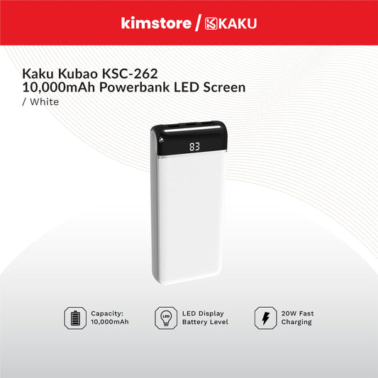 KAKU KUBAO KSC-262 10000mAh Powerbank LED Screen
