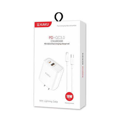 KAKU XINCHI KSC-232 (US) Fast Dual Port Wall Charger Kit