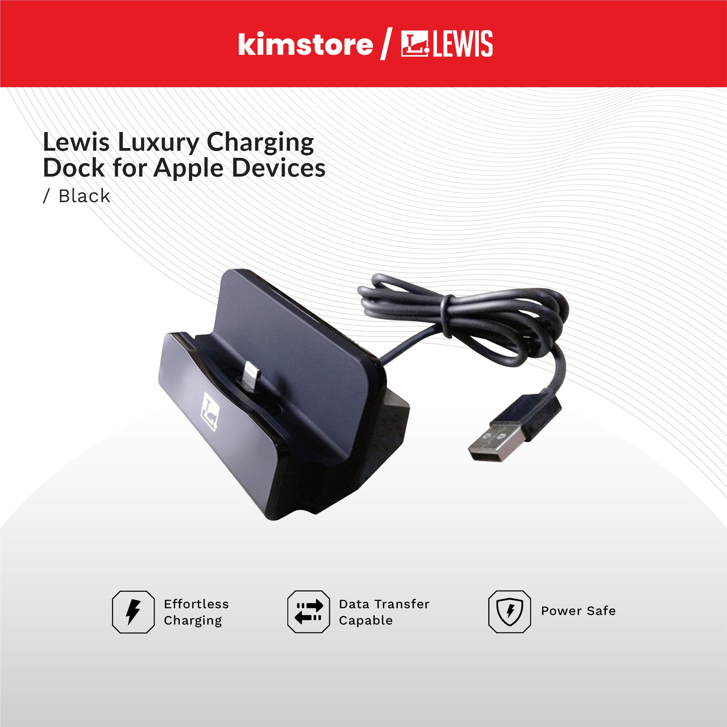 [Open Box] [C] Lewis Luxury Charging Dock for Apple Devices
