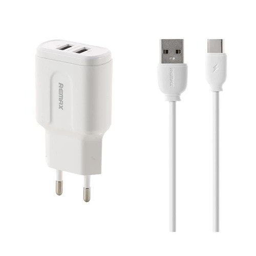 REMAX RP-U22 Dual USB-C Charger Set 2.4A