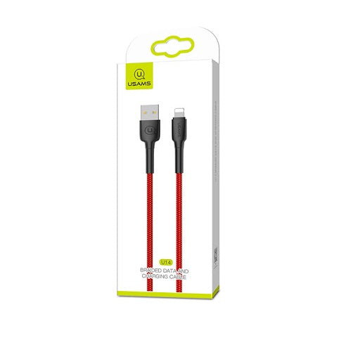 USAMS US-SJ295 U14 Braided Lightning Charging Cable