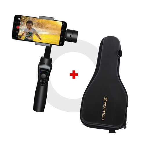 BUNDLE: PRESTIGIO 3-Axis Gimbal (Black) + PRESTIGIO 3-Axis Gimbal Case (Black)